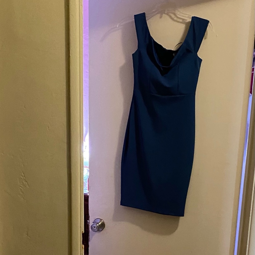 Blue dress